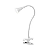Lampy stojące - Lampka biurkowa LED z klipsem Happy Clips 9 x 50 cm biała - miniaturka - grafika 1