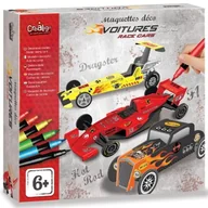 Zabawki kreatywne - Makiety do złożenia i malowania Samochody, Crea Lign - miniaturka - grafika 1