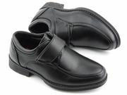 Buty dla chłopców - Eleganckie półbuty wizytowe, buty komunijne - American Club KOM 37/22, czarne - AMERICAN CLUB - miniaturka - grafika 1