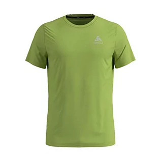 Koszulki męskie - Odlo Męski t-shirt Zeroweight Crew Neck zielony zielony (green glow) XL 312612 - grafika 1