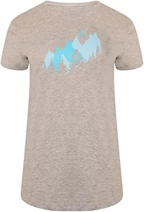 Dare 2b Koszulka damska Peace of Mind, Popielaty Marl, 36 - Koszulki i topy damskie - miniaturka - grafika 1