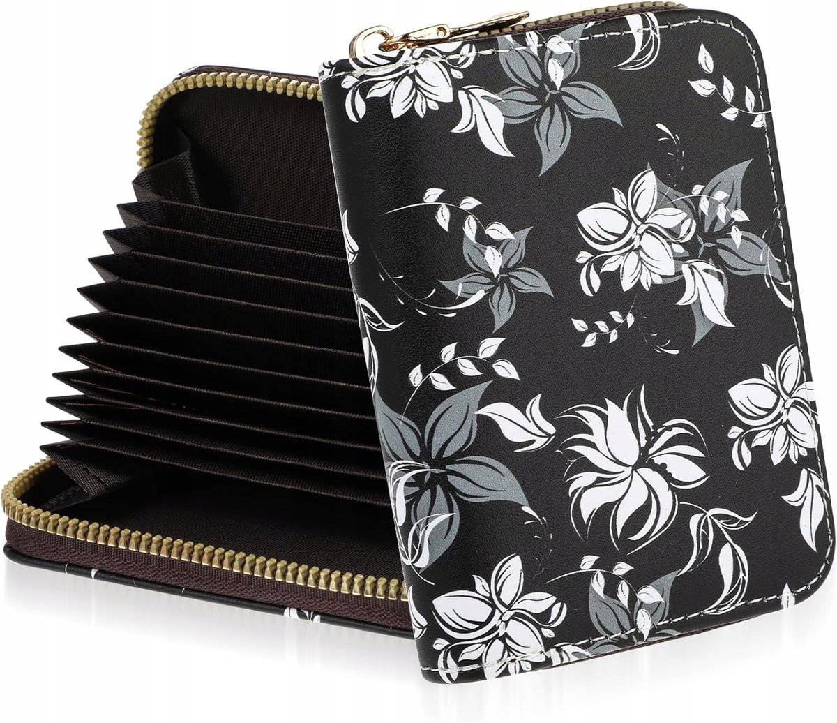 ETUI NA KARTY ZE SKÓRY PU - PORTFEL DO TOREBKI - NA WIZYTÓWKI FUTERAŁ LEKKI