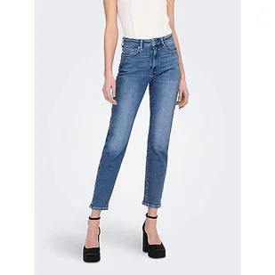 Bestseller A/S Damskie spodnie jeansowe ONLEMILY Stretch HW ST AK DNM CRO571NOOS, Medium Blue Denim, 31/34, Medium Blue Denim, 31W / 34L - Spodnie damskie - miniaturka - grafika 1