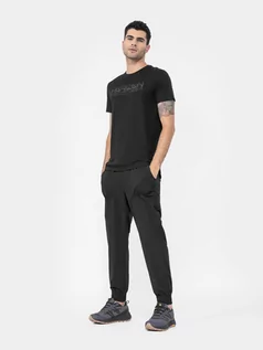 Spodnie męskie - Spodnie casual joggery męskie - 4F - grafika 1