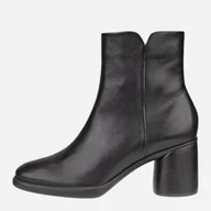 Botki damskie - Trzewiki damskie skórzane na słupku ECCO Sculpted LX 55 22261301001 38 24 cm Czarne (194891338417). Buty za kostkę damskie - miniaturka - grafika 1