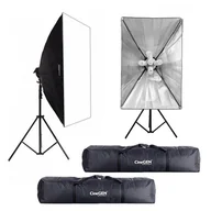 Lampy studyjne - TravelStudio™ zestaw 2x 60x90 10x85W - miniaturka - grafika 1