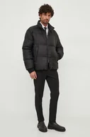 Kurtki męskie - Emporio Armani kurtka puchowa dwustronna męska kolor czarny zimowa - miniaturka - grafika 1