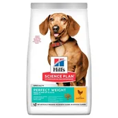 Sucha karma dla psów - Hills Science Plan Adult 1+ Perfect Weight Small & Mini 1,5 kg - miniaturka - grafika 1