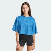 Koszulki dla dziewczynek - Koszulka z nadrukiem Future Icons All Over - Adidas - miniaturka - grafika 1