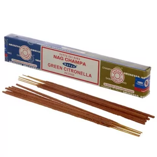 Kadzidełka Satya Nag Champa & Zielona Citronella - Kadzidła i dodatki - miniaturka - grafika 1