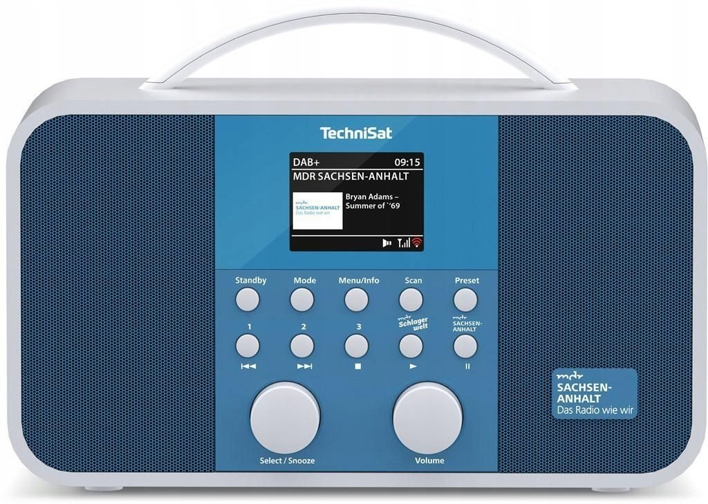 TechniSat RADIO DAB+ TECHNIRADIO 5 IR BT, biało-niebieski