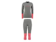 Pozostała odzież narciarska - Majesty, Zestaw bielizny technicznej, Cover Lady Base Layer SET, szary, rozmiar S - miniaturka - grafika 1