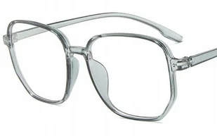 Okulary korekcyjne błękitne minusy duże -1.5 - Okulary korekcyjne, oprawki, szkła - miniaturka - grafika 1