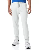 Spodenki męskie - BOSS Męskie spodnie dresowe Sestart bawełna frotte z naszywką z logo, Jasny/pastelowy szary56, 3XL - miniaturka - grafika 1