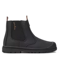Buty dla dziewczynek - Botki Mayoral 46.526 Czarny - miniaturka - grafika 1