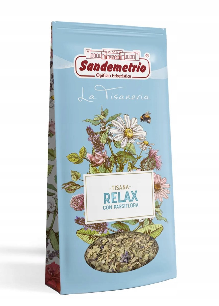 100g Sandemetrio Tisana Ansiorelax - relaksująca herbatka ziołowa