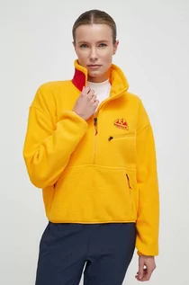 Bluzy damskie - Marmot bluza sportowa '94 E.C.O. kolor żółty gładka - grafika 1