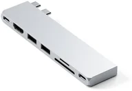 Stacje dokujące i replikatory portów - Satechi ST-HUCPHSS Notebook-Dockingstation & Portreplikator Andocken USB 3.2 Gen 2 3.1 Gen 2 Type-C Silber ST-HUCPHSS 0810086360635 - miniaturka - grafika 1