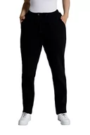 Spodnie sportowe damskie - Ulla Popken Spodnie dresowe damskie, Black Beauty (Eratzfarbe), 46-Plus - miniaturka - grafika 1