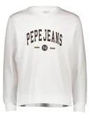 Bluzy męskie - Pepe Jeans Bluza w kolorze białym - miniaturka - grafika 1