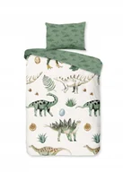 Pościel dla dzieci - Zielono-beżowa bawełniana pościel dziecięca do łóżeczka 100x135 cm Gabi – Good Morning - miniaturka - grafika 1