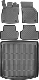 Seat Leon III ST / Kombi 2013-2020 Bagażnik MAX-DYWANIK 911809 + Dywaniki ARISTAR 603108 - Dywaniki samochodowe - miniaturka - grafika 1