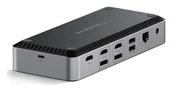 Stacje dokujące i replikatory portów - Satechi Triple 4K Display Mac/Windows OS 2x DP 1.4 4K/60 Hz 3x HDMI 2.0 4K60 Hz USB 3.1 USB-C 3.1 2x USB 3.0 USB-C 3.0 RJ-45 ST-D4KTM-EU - miniaturka - grafika 1