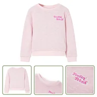 Bluzy dla dziewczynek - Bluza dziecięca - jasnoliliowa - 128 - Bluza Dla Dziecka - miniaturka - grafika 1