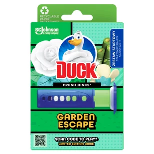 Żelowe krążki do WC Duck Fresh Discs Garden Escape 36ml - Środki do WC - miniaturka - grafika 1