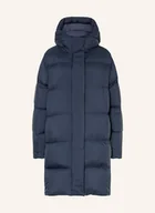 Płaszcze damskie - Tommy Hilfiger Płaszcz Puchowy blau - miniaturka - grafika 1