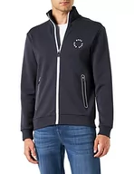 Bluzy męskie - BOSS Bluza męska Skaz 2, ciemnoniebieska 402, S, Dark Blue402., S - miniaturka - grafika 1