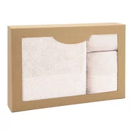 Ręczniki - Zestaw 3 ręczników Solano Krem 30x50+50x90+70x140 Darymex - miniaturka - grafika 1