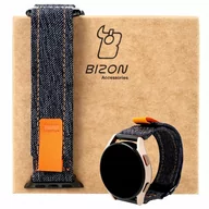 Akcesoria do smartwatchy - Pasek Bizon Strap Watch Urban do Galaxy Watch 20 mm, ciemnoniebieski jeans - miniaturka - grafika 1
