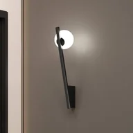 Lampy ścienne - Maytoni kinkiet Kazmir, czarny, wysokość 35 cm, metalowy - miniaturka - grafika 1