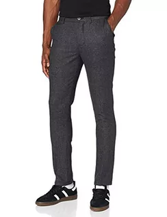 Spodenki męskie - Superdry Męskie spodnie Core Wool Slim Chino Casual Pants - grafika 1