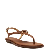 Sandały damskie - Michael Kors Skórzane sandały NORI FLAT - miniaturka - grafika 1