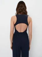 Body - Mohito - Body z odkrytymi plecami - granatowy - miniaturka - grafika 1