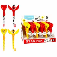 Długopisy - Starpak, Długopis Zamykany Gift Pszczoła/Biedronka 491316 - miniaturka - grafika 1