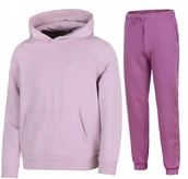 Dresy męskie - 4F OCIEPLANY DZIEWCZÄCY DRES KOMPLET BLUZA SPODNIE / rozm 134 - miniaturka - grafika 1