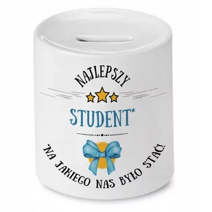 Skarbonka Dla Studenta na Urodziny na Prezent z Nadrukiem ze Zdjęciem - Skarbonki - miniaturka - grafika 1