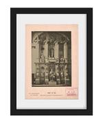 Plakaty - Oprawiona ilustracja prezentująca prace Michała Anioła z 1899 roku - miniaturka - grafika 1