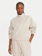 Bluzy damskie - Reebok Bluza Reebok X Ewa Chodakowska RK25305CCW Beżowy Regular Fit - miniaturka - grafika 1
