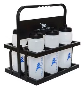 Yakimasport Yakimasport, Zestaw bidonów (6szt.) + koszyk - Siatkówka - miniaturka - grafika 1
