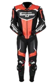 Odzież motocyklowa - Kombinezon Motocyklowy Skórzany Furygan Overtake Czarny/Czerwony48 - miniaturka - grafika 1
