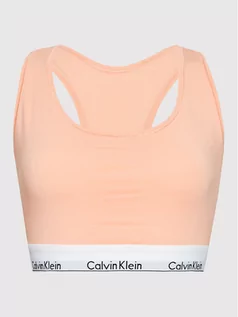 Bielizna sportowa damska - Calvin Klein Underwear Biustonosz top 000QF5116E Pomarańczowy - grafika 1