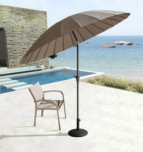 Parasol do ogrodu PHUKET 2,8m Taupe - Focus Garden - Parasole ogrodowe - miniaturka - grafika 1