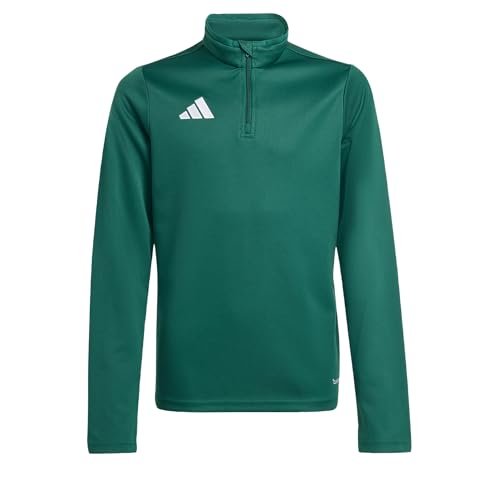 adidas uniseks-kind Entrada26 Training Top Kids, team dark green/white, 9-10 Years