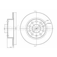 Szczęki hamulcowe - METELLI Tarcza hamulcowa 23-0724C - miniaturka - grafika 1