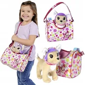 Maskotki i pluszaki - CHI CHI LOVE PIESEK W TORBIE KOSZYK NA HULAJNOGĘ GRAND TOUR PLUSZAK 3+ - miniaturka - grafika 1