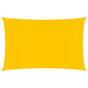 vidaXL Żagiel przeciwsłoneczny, 160 g/m, żółty, 2,5x4 m, HDPE 311564 - Parasole ogrodowe - miniaturka - grafika 1